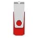 JUANWE 32GB USB 2.0 Flash Drive Thumb Drive Memory Stick Swivel Design Pen Drive for PC/Laptop/External Storage Data Portable USB Pen Drive, Black/Red/Blue/Green/Orange (32GB, 5 Mixed Color)