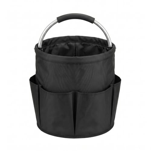 Fox Run Black Collapsible Caddy For Bath, Cleaning & Garden, 11 x 11 Inches at Amazon