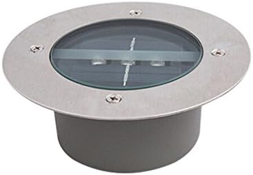 GR Business 3 LED Solar Powered Ground Light Waterproof Lighting Buried Ground Lights Great for Garden Pathway or Stairway (warm white)