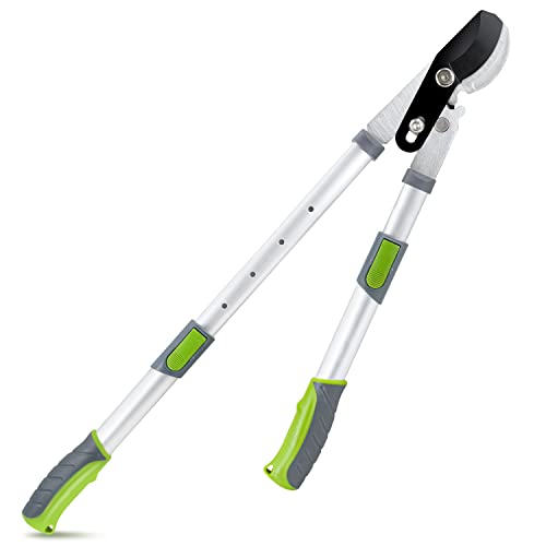 Altdorff Extendable Bypass Loppers,2432" Tree Trimmer&Branch Cutter