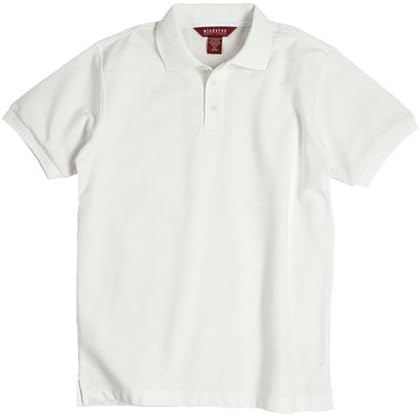 Windstan Adult Short Sleeve Pique Polo L White