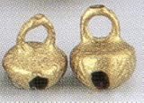 100 .25" Cross-Cut Brass Bells-#17283A