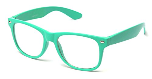 Clear Lens Fashion Fun Nerd Cosplay Geek Colors Rainbow Multi Color BUY 3 GET 50% OFF!
