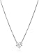 Platinum Plated Sterling Silver Pendant Necklace and Stud Earrings set with Round Cut Swarovski Zirconia (1.31 cttw)