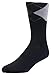 6 Pack Men's Dress socks - bamboo fiber by Velette - Size 10-13 (Black)