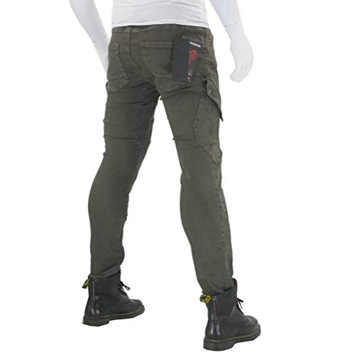 image for Takuey Men Women Motorcycle Riding Jeans Protective Pants Knight Hocke
