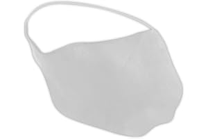 MAGID GLOVE & SAFETY MAGID BC924MSH EconoWear Nylon Mesh Disposable Beard Cover, Standard, White (100 per Dispenser)