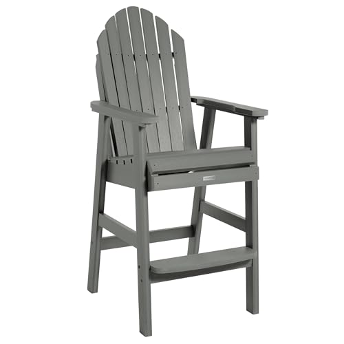 highwood Hamilton Bar Height Deck Chair, Coastal Teak