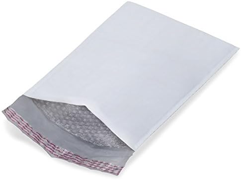 The Red P - 25 Pack #4 (9.5" x 14.5") Premium White Color Self Seal Poly Bubble Mailers Padded Shipping Envelopes - Interior Dimensions: 9.5" x 13.5"