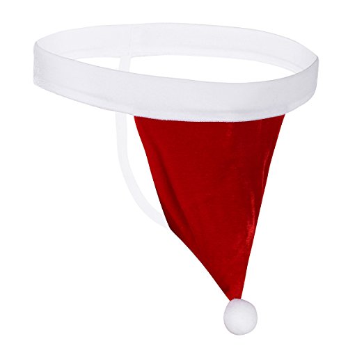 iEFiEL-Perizoma-Natalizio-Uomo-Babbo-Natale-Mutande-Slip-di-Natale-in-Velluto-con-Pompon-Rosso-Vita-Elastica-Sexy-Hot-Lingerie-Tanga-Erotico-String-Thong-Jockstrap
