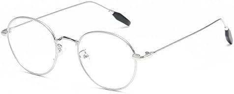 CVOO New Fashion Eyeglasses Retro Vintage Metal Plain Frame Optical Glasses Men Women Myopia Eyeglasses Frame