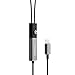 1MORE Triple Driver In Ear Headphones (Earphones/Earbuds) with Lightning Connector for Apple iOS with Compatible Microphone and Remote (Titanium)
