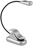 Daylight UN1057 LED Clip-On Light, Silver/Black