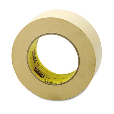 Scotch 2322 High Performance Masking Tape, 60 yd Length, 2" Width, Natural