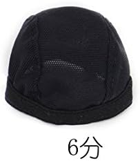 Black Diy Wig Net Wig Cap for 1/3 1/4 1/6 BJD and For Blythe Doll