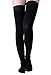 MGANG Medical 20-30 mmHg Compression Stockings for Women & Men, Pair, Thigh High Graduated Compression Socks, Closed Toe, Opaque, Support for Varicose Veins, Edema, DVT, Swelling, Flight, Black M