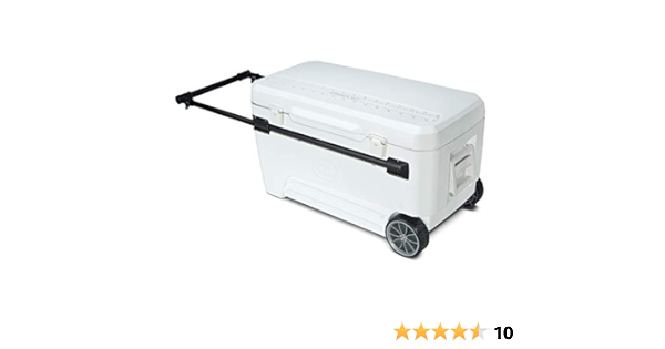 Igloo Glide Pro 110 Nevera con ruedas, 104 Litros, Blanc ...