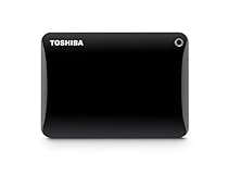 Toshiba Canvio Connect II 3TB Portable Hard Drive, Black (HDTC830XK3C1)