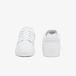 Lacoste Mens Court Cage Sneaker, WHT/WHT, 7.5