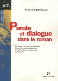 Parole et dialogue dans le roman