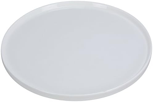 Yanco PP-112 Pizza Plate Coupe, 12" Diameter, Porcelain, Super White, Pack of 12