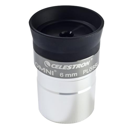Celestron 93317 Omni Series 1.25 inch / 6mm Eyepiece, Black/Silver