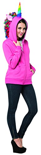 Rasta Imposta Unicorn Hoodie, Pink, Medium