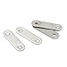 Pxyelec 2.2 inch 2 Holes Stainless Steel Flat Mending Repair Plate Bracket Connector, Flat Straight Brace Fixing Repair Plated Joint Bracket Pack of 20
