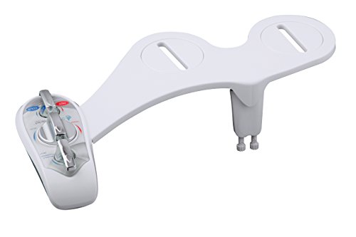 Superior Bidet attachments, the leader in washlets | Easy to install, hot and cold, self cleaning white non electric adjustable dual nozzle Supreme toilet bidet - Thumbnail 3