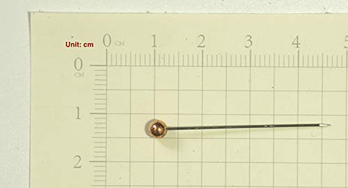 ALL in ONE Sewing Pins Pearl Ball Head Pins Straight Pins Quilting Pins for Dressmaker with Box (Rose Gold) - Thumbnail 2