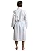 TowelSelections Waffle Robe - Square Pattern Waffle Kimono Bathrobe for Women and Men, White, Small/Medium