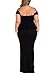J&Design Women Peplum Drop shoulder Cocktail Party Maxi Evening Dress