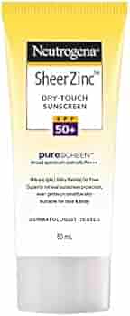 neutrogena spf 50 zinc