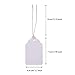 Marking Tags with String,100 Pieces White Price Tags with String Attached,Tags Display Label with Hanging String for Product Jewelry Clothing Sale Price Tags (Extra Free 33Ft String)