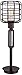 Franklin Iron Works Modern Industrial Rustic Farmhouse Table Lamp 24