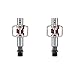 CRANKBROTHERs Crank Brothers Eggbeater 1 Hangtag Bike Pedals with Premium Cleats and Bicycle Shoe Shields Set (Red)thumb 1