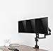 TechOrbits Three Monitor Stand Mount – Triple Computer Screen Desk Mount Arms – Full Motion Swivel Articulating Mechanical Arms with Two USB Ports- Universal Fit for 17″ – 27″ Screens Vesathumb 4