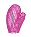 Supracor Stimulite Bath Mitt - Exfoliating Glove, Honeycomb Face and Body Scrubber, Spa and Shower Loofah, Firm Texture, Magenta