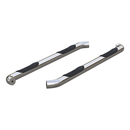 ARIES 205031-2 3-Inch Round Polished Stainless Steel Nerf Bars, No-Drill, Select Dodge Durango