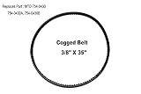 Hakatop Snowblowers/Snowthrowers 3/8" X 35.1" Cogged Auger Drive Belt Fits MTD 754-0430, 754-0430A, 754-0430B, 954-0430, 954-0430A, 954-0430B