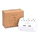 3 Outlet Surge Protector, Multi Plug Outlet Extender with 2 USB Wall Charger (Smart 2.4 A), Outlet Wall Adapter Power Strip for Travel Home, School, Office - 490Joules White