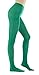 STYLEGAGA 2Pairs Women's 80Denier Semi Opaque Solid Color Footed Pantyhose Tights (S-M, Green)