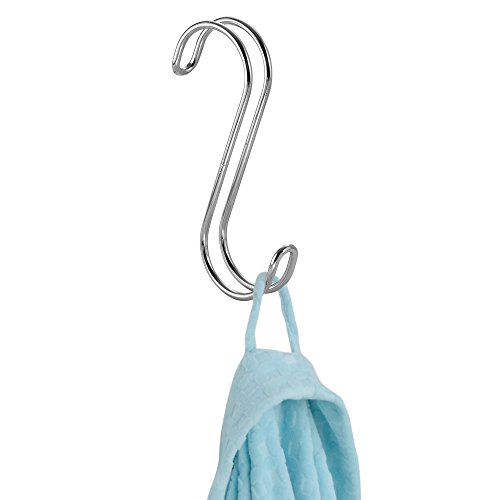 InterDesign Classico Metal Over the Rod Dual Hooks, Closet Accessory