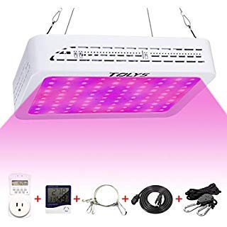 Deckey 225LED Grow Light, Hanging Full Spectrum Plant Grow Lamp with UV IR for Greenhouse Hydroponic Indoor Plants Flower Seed Growth (10W Leds)