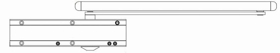 SEVAX ESV7193B Cam Door Closer - F2 to 5 White