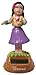 KC Hawaii Hula Dancing Solar Dashboard Doll 4.25