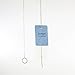 Bestjybt Fashion Women Metal Ring Short Y Shaped Necklaces Circle Lariat Necklace, Gold