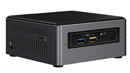 Intel BOXNUC7I7BNH Desktop PC (Intel Core i7-7567U, 2,5 Zoll HDD/SSD + M.2 SATA/PCIe SSD) schwarz