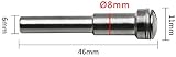Plentoy 5Pcs Steel Mandrel 6mm Shank for Dremel Cutting Discs Wheels view 2