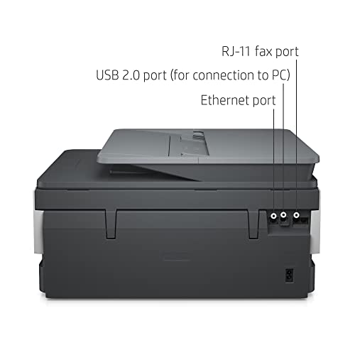 HP OFFICEJET PRO 8034E WIRELESS COLOR ALL-IN-ONE PRINTER WITH 1 FULL YEAR INSTANT INK,WHITE